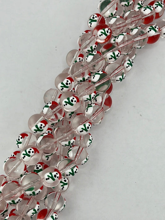 Snowman Holiday Beads