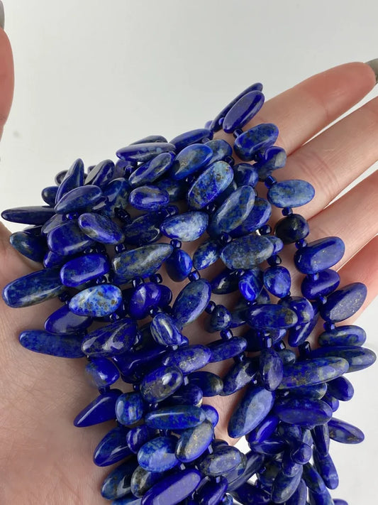 Crafting supplies such as lapis lazuli nugget beads available at wholesale and retail prices, only at our crystal shop in San Diego!