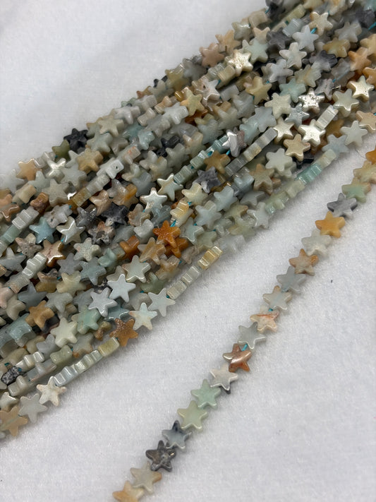 Amazonite Star Beads