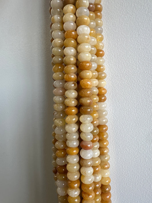 Golden Healer Rondelle Beads