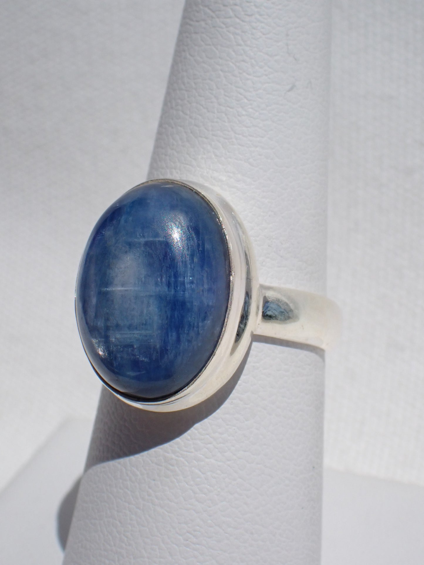 S.S. AAA Grade Kyanite  Adjustable Ring