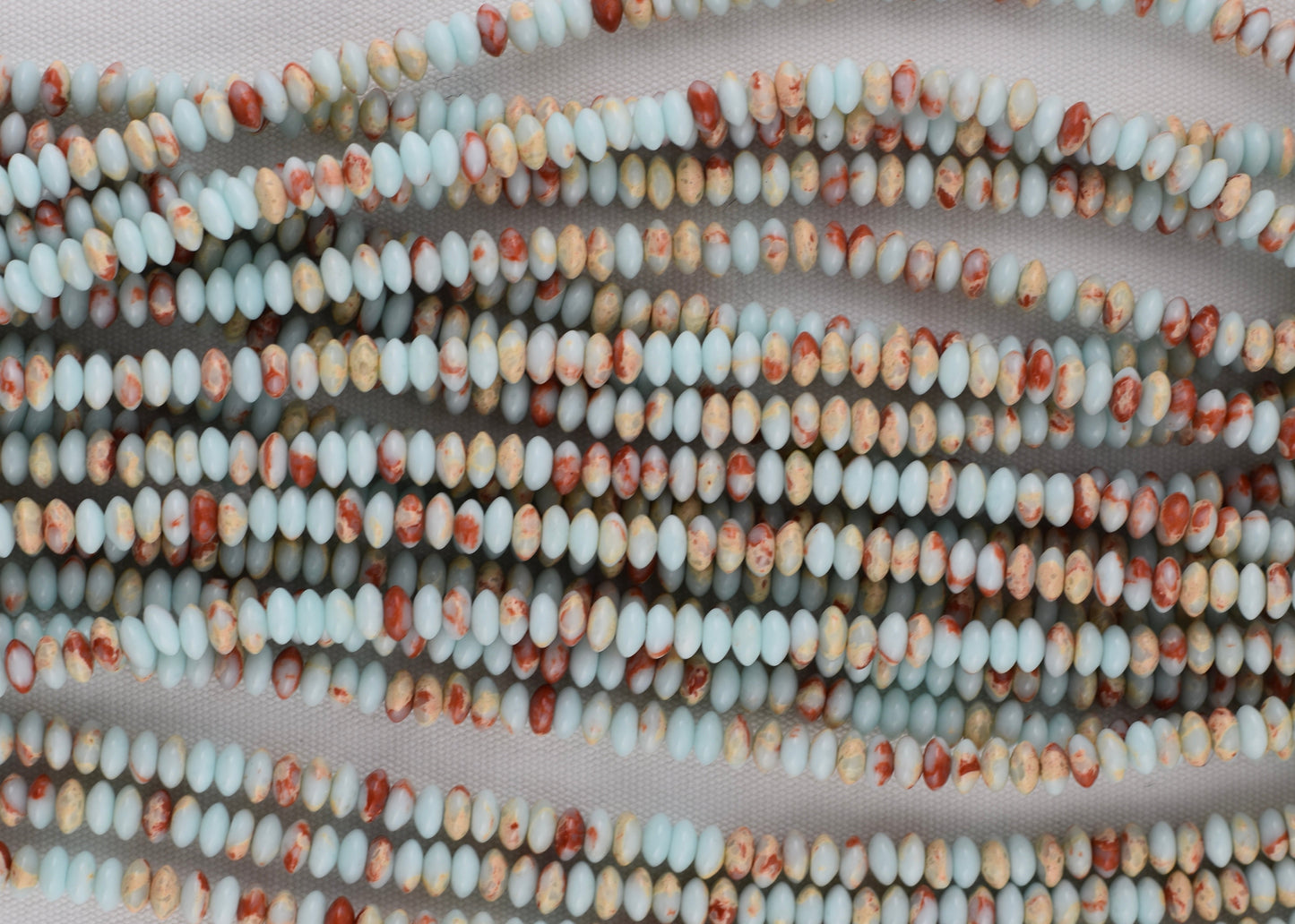 Crafting supplies such as Imperial Jasper Beads available at wholesale and retail prices, only at our crystal shop in San Diego!