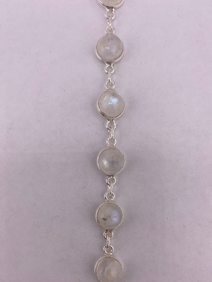 Sterling silver rainbow moonstone bracelet available at wholesale and retail prices, only at our crystal shop in San Diego!