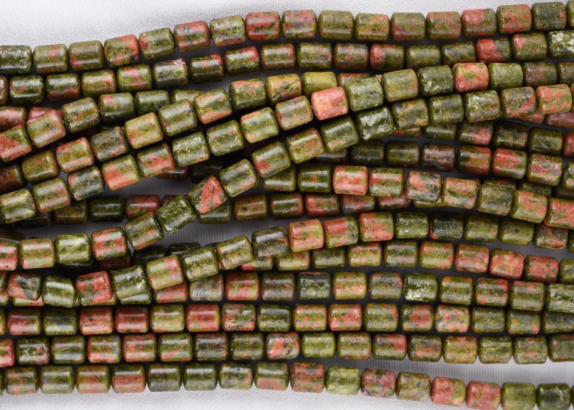 Crafting supplies such as Unakite Beads available at wholesale and retail prices, only at our crystal shop in San Diego!