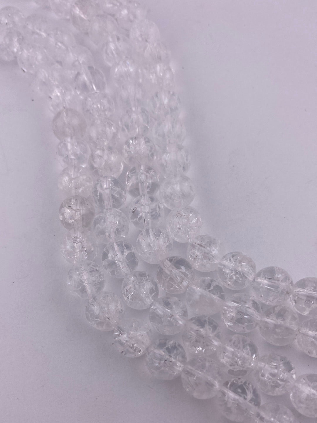 Cracked Quartz Beads