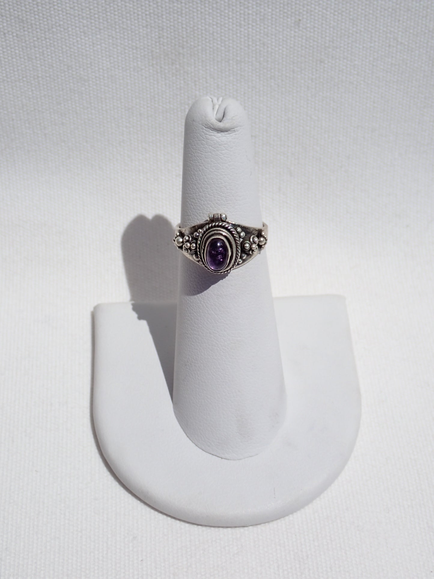 S.S. Amethyst Poison Rings