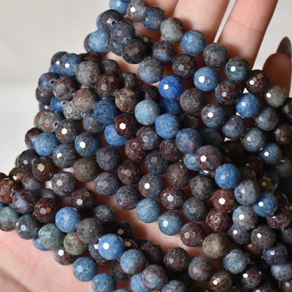 Faceted Blue Opal Beads