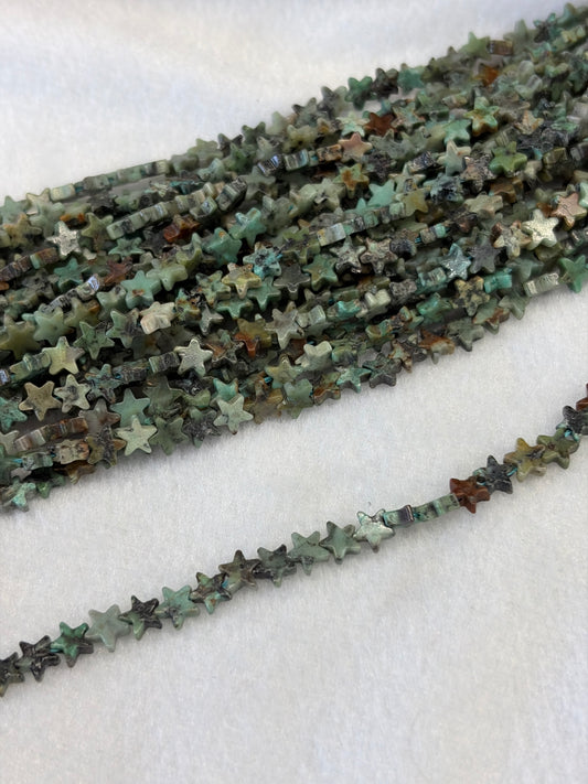 Turquoise Star Beads
