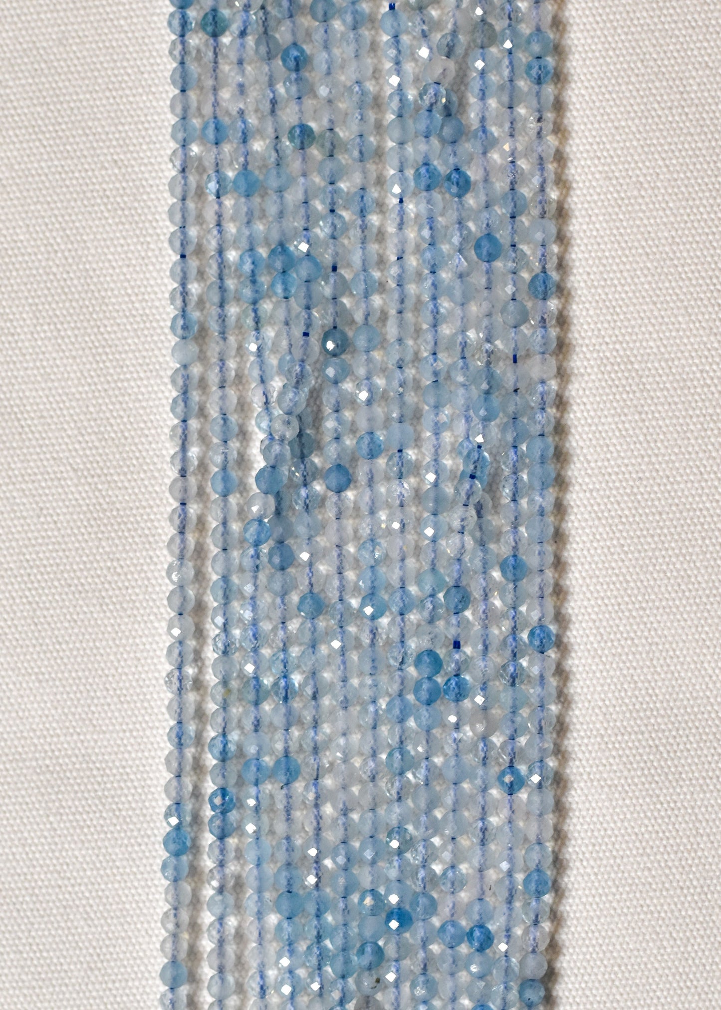 Aquamarine beads available at wholesale and retail prices, only at our crystal shop in San Diego!