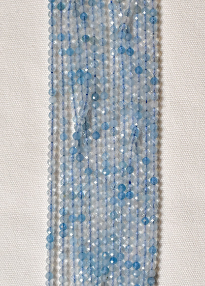 Aquamarine beads available at wholesale and retail prices, only at our crystal shop in San Diego!