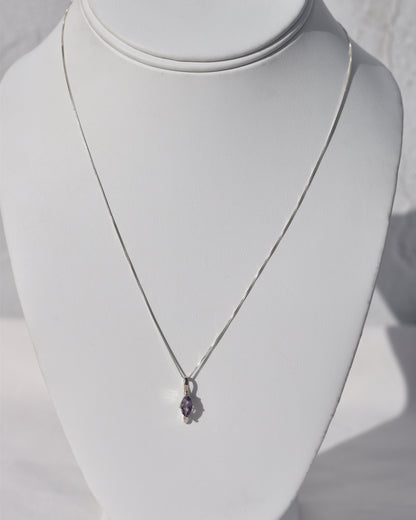 Sterling silver Amethyst Necklace available at wholesale and retail prices, only at our crystal shop in San Diego!