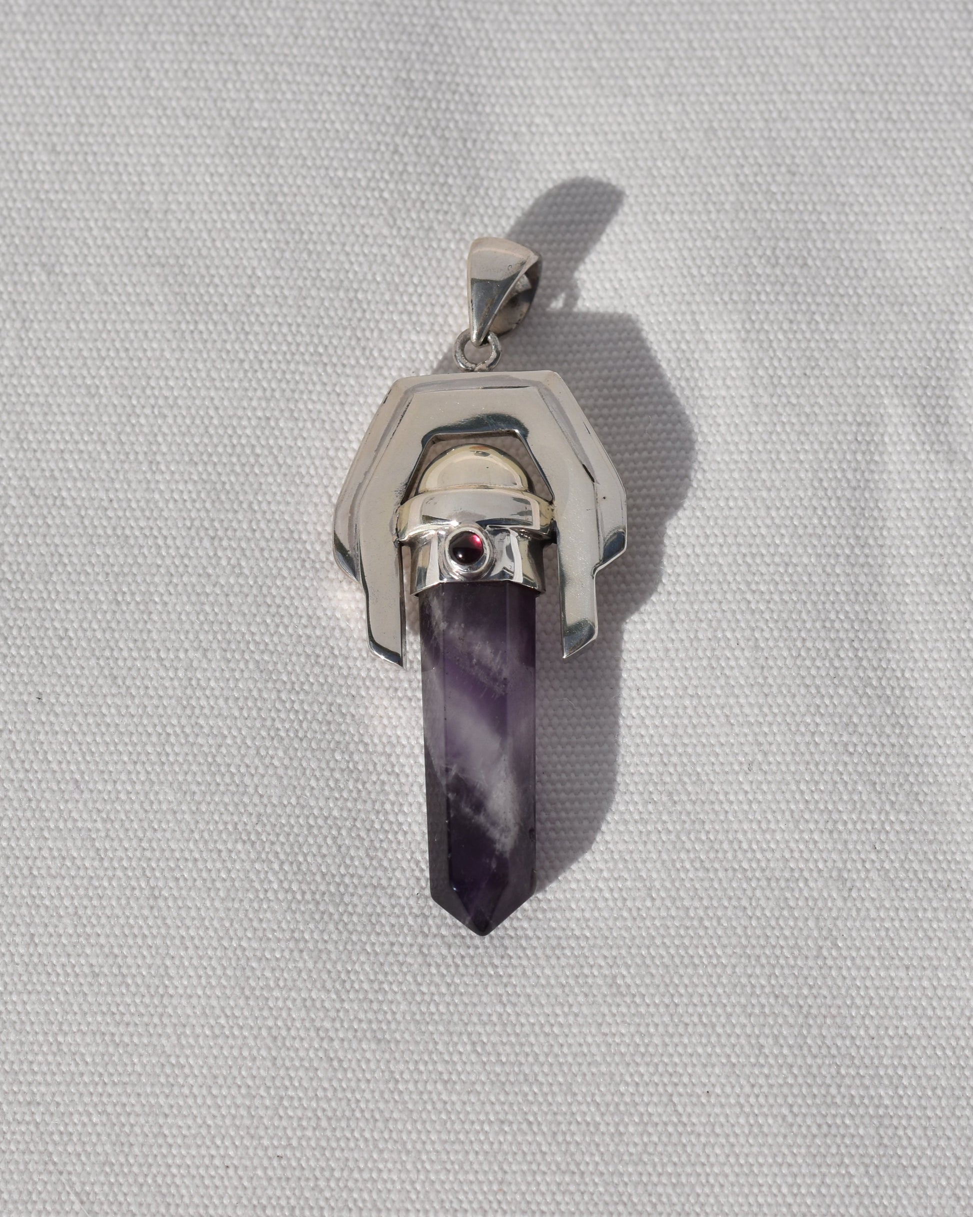 Sterling silver Amethyst Pendants available at wholesale and retail prices, only at our crystal shop in San Diego!