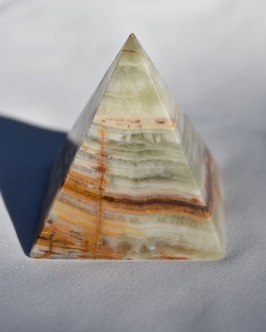 Green Onyx Pyramids 3"