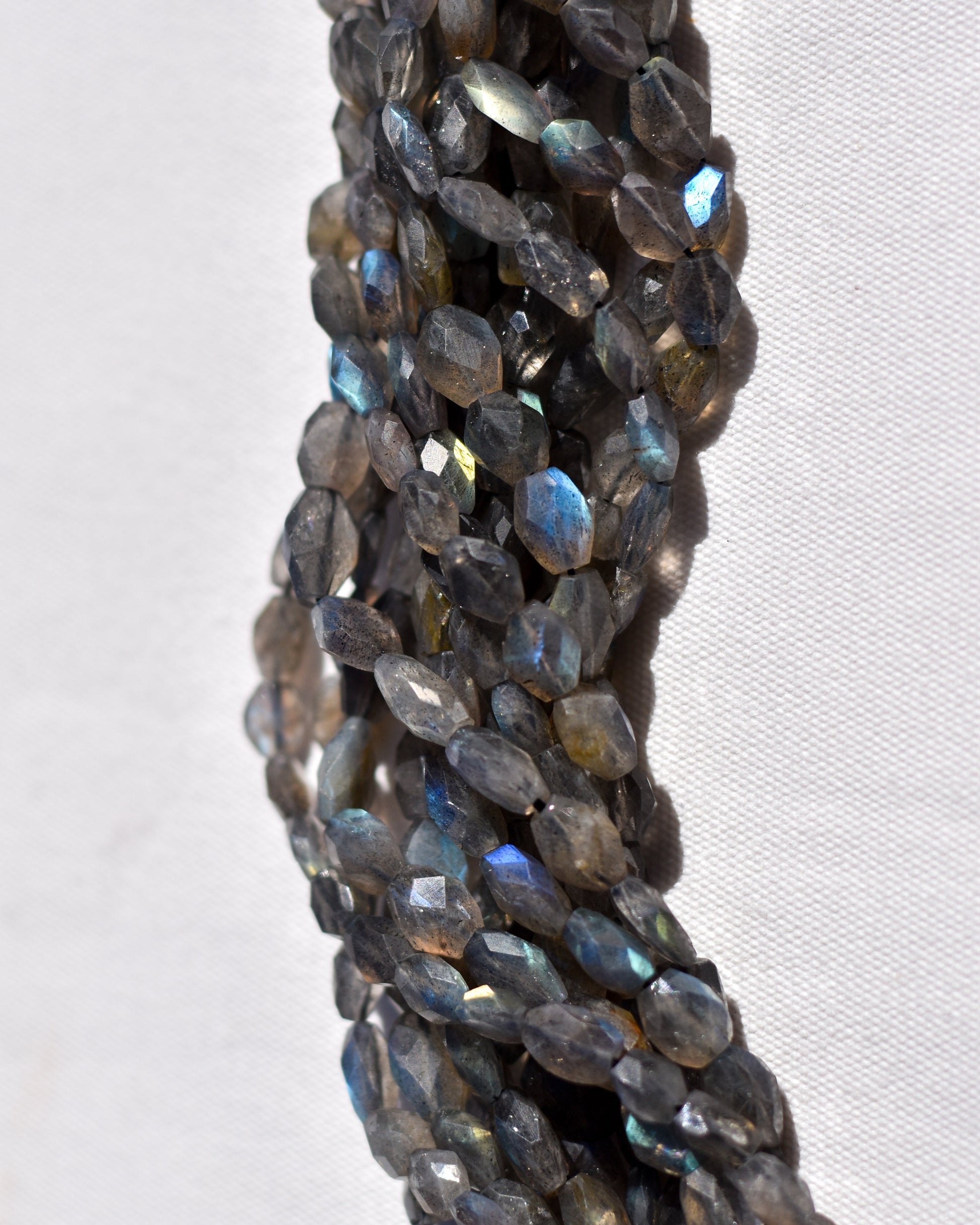 Check out our crystal shop in San Diego with Labradorite beads and findings in sterling silver, gold, and more! 
At Pacific Beads, we carry crystals in a wide variety of forms. Find Labradorite beads, Labradorite geodes, Labradorite carvings, and designer Labradorite jewelry so that you can enjoy its healing properties in the way that best suits you and your lifestyle. The best part? You can shop crystals wholesale, meaning there is always something within your budget!