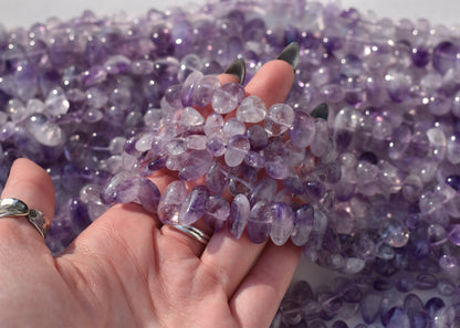 Crafting supplies such as Amethyst Beads available at wholesale and retail prices, only at our crystal shop in San Diego!