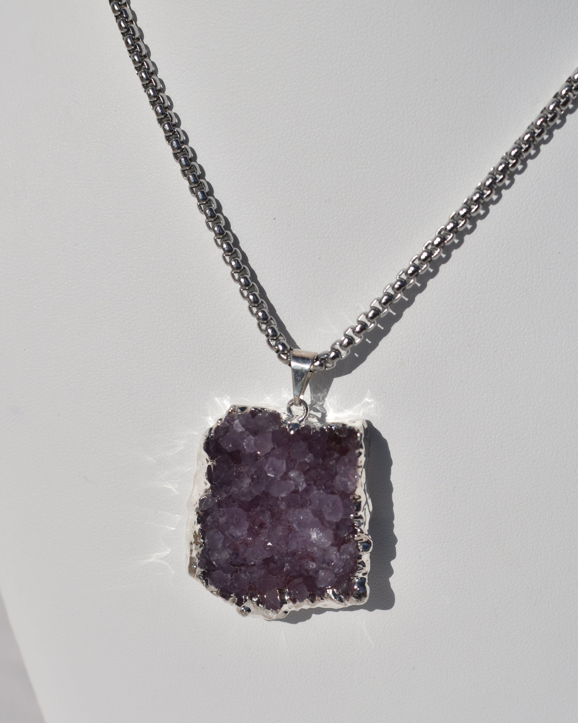 Sterling silver Amethyst Pendants available at wholesale and retail prices, only at our crystal shop in San Diego!