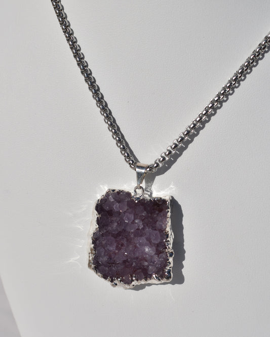 Sterling silver Amethyst Pendants available at wholesale and retail prices, only at our crystal shop in San Diego!