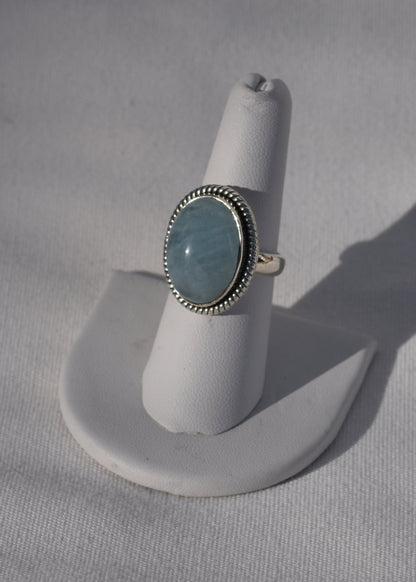 Sterling silver Aquamarine Ring available at wholesale and retail prices, only at our crystal shop in San Diego!