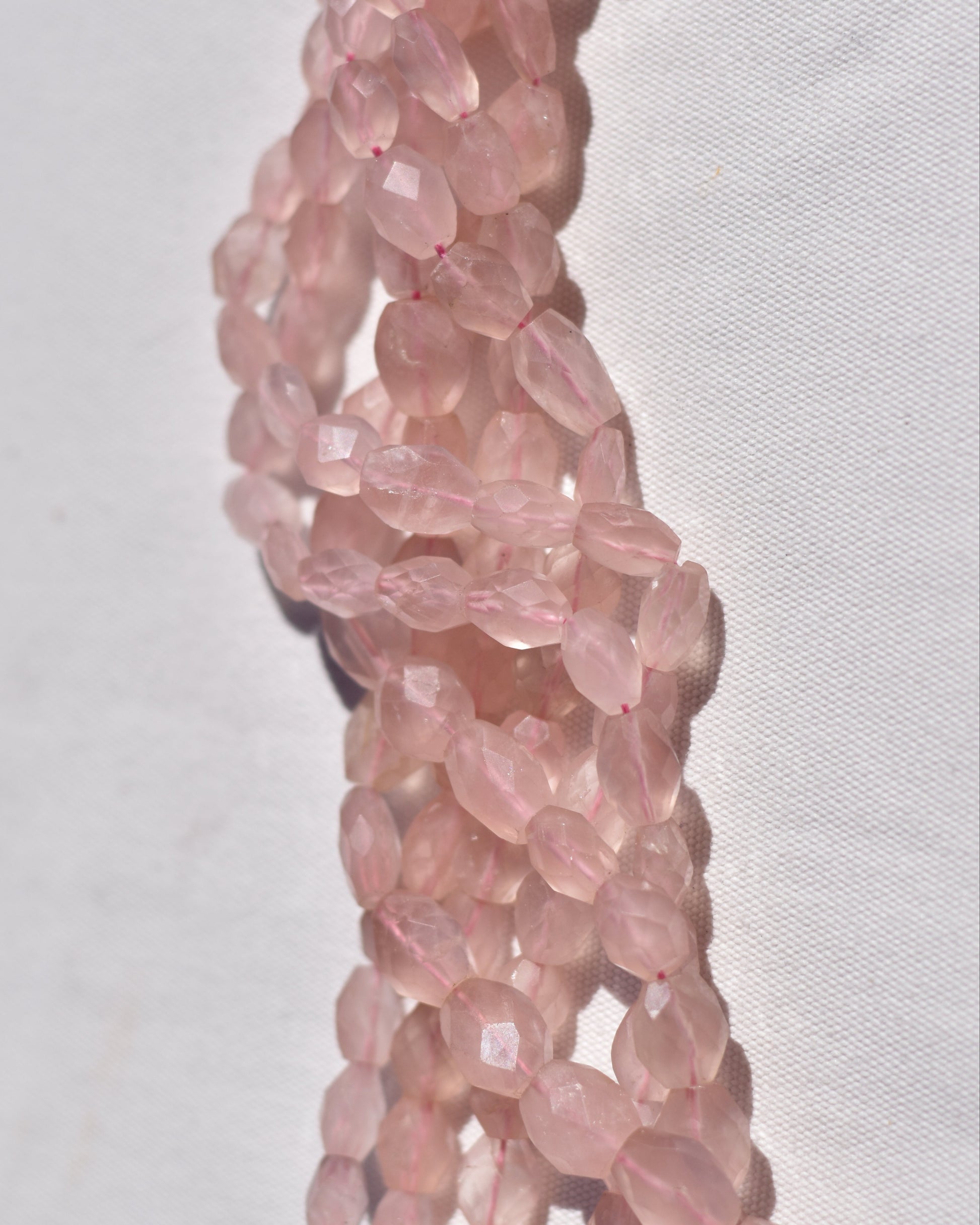 Check out our crystal shop in San Diego with Rose Quartz beads and findings in sterling silver, gold, and more! 
At Pacific Beads, we carry crystals in a wide variety of forms. Find Rose Quartz beads, Rose Quartz geodes, Rose Quartz carvings, and designer Rose Quartz jewelry so that you can enjoy its healing properties in the way that best suits you and your lifestyle. The best part? You can shop crystals wholesale, meaning there is always something within your budget!