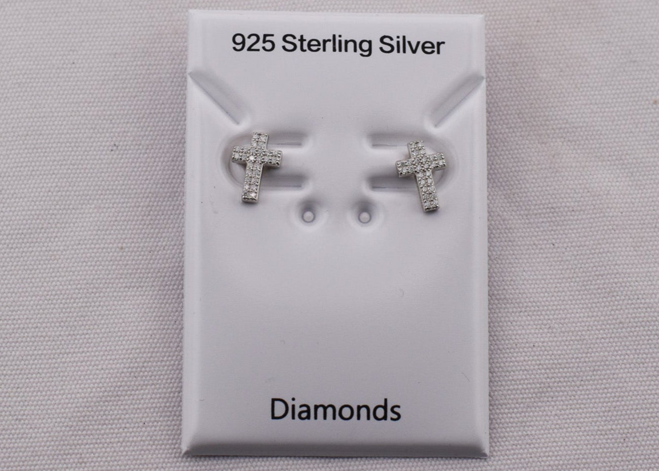 Sterling silver Moissanite Earrings available at wholesale and retail prices, only at our crystal shop in San Diego!