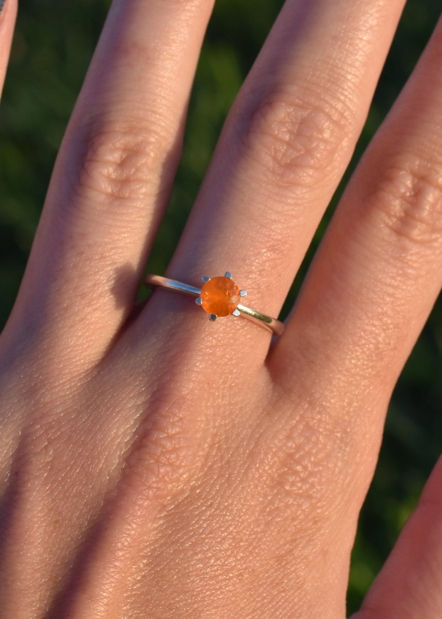 S.S. Mexican Fire Opal Rings