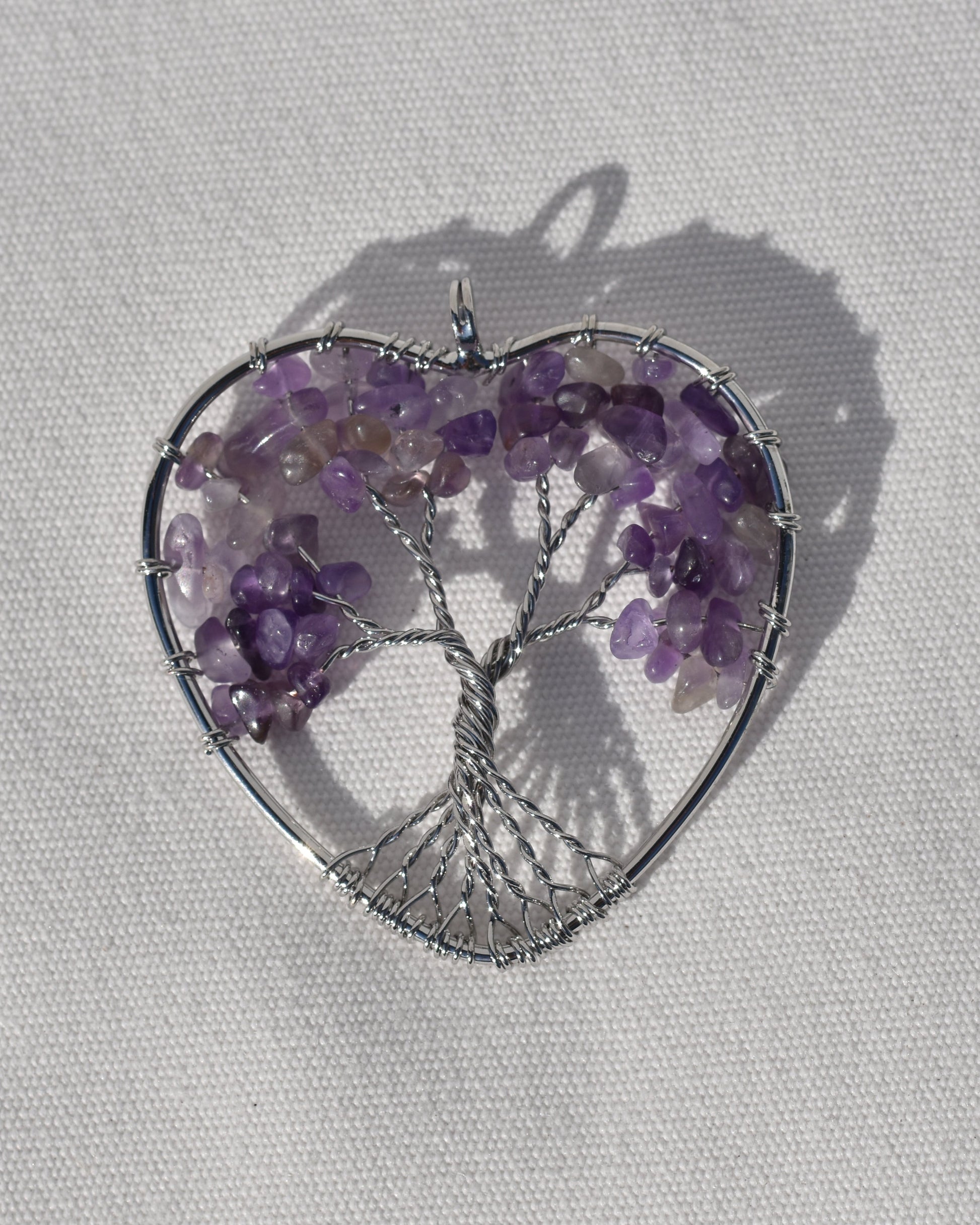 Sterling silver Amethyst Pendants available at wholesale and retail prices, only at our crystal shop in San Diego!