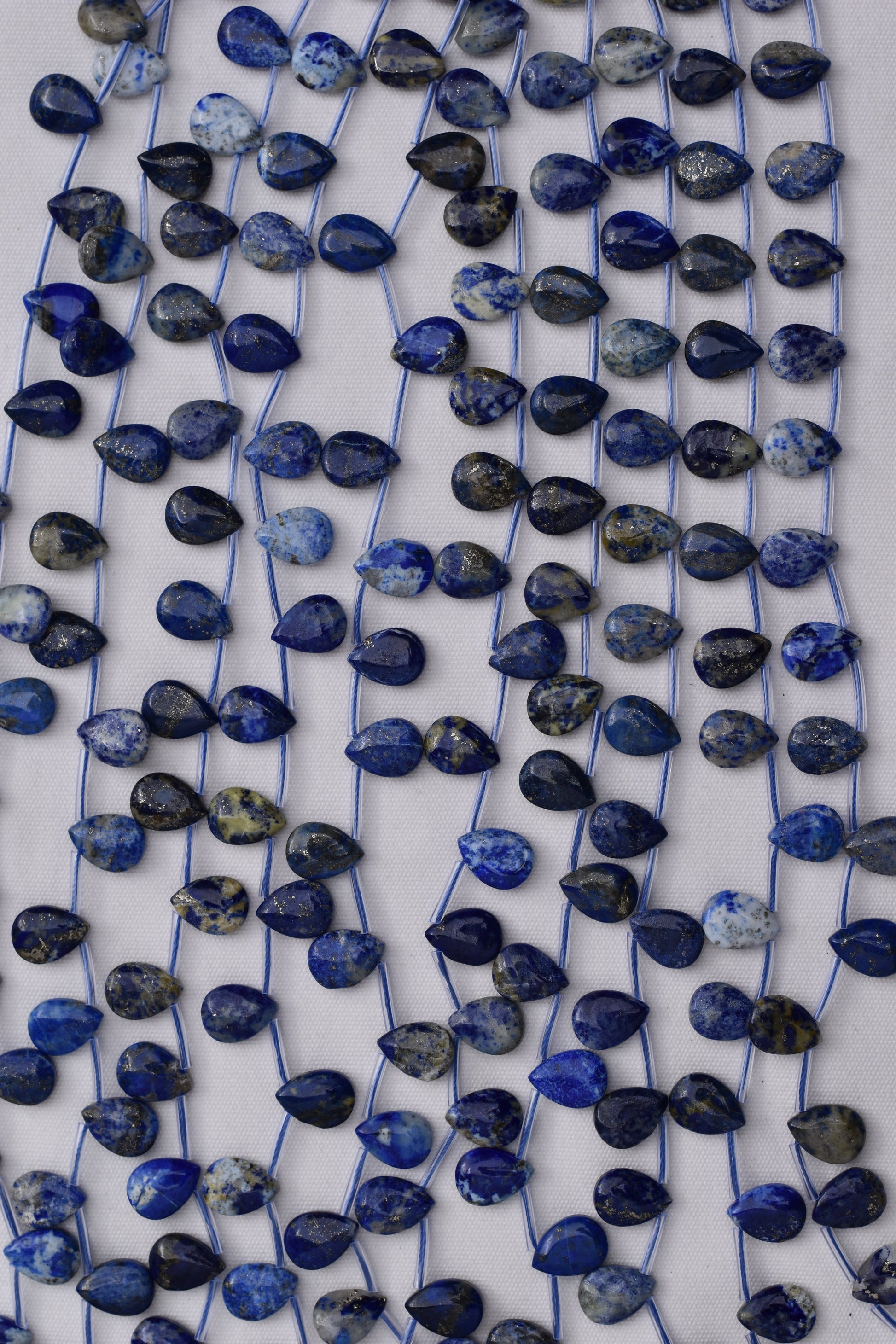 Crafting supplies such as Lapis Lazuli Beads available at wholesale and retail prices, only at our crystal shop in San Diego! 