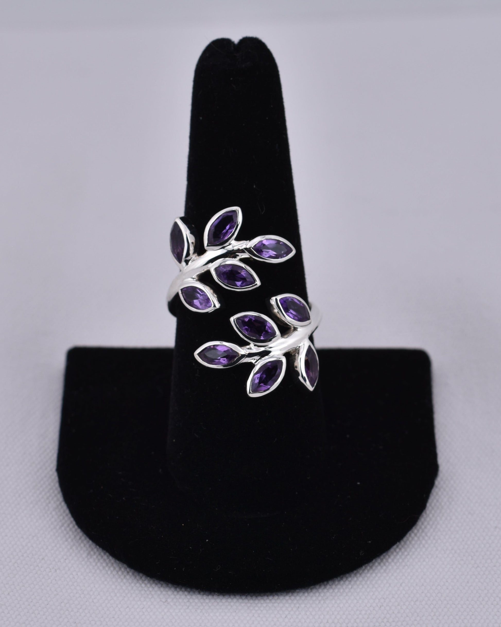 Sterling silver Amethyst Rings available at wholesale and retail prices, only at our crystal shop in San Diego!