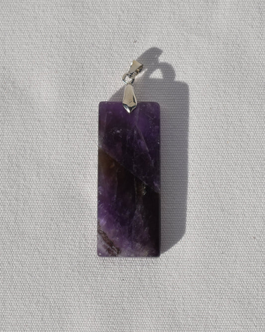 Stainless Steel Amethyst Necklaces