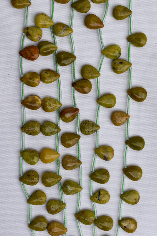 Crafting supplies such as Green Opal Beads available at wholesale and retail prices, only at our crystal shop in San Diego! 