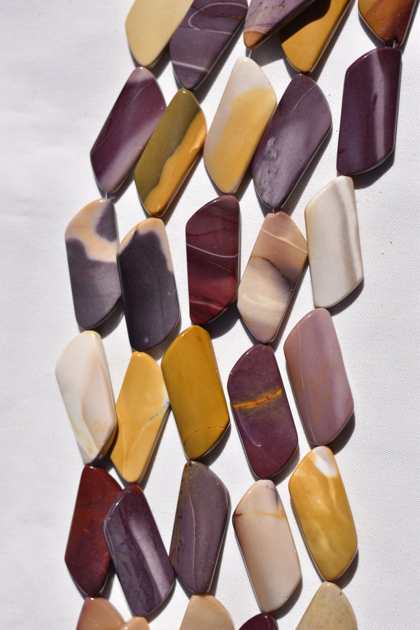 Mookite Rectangular Beads