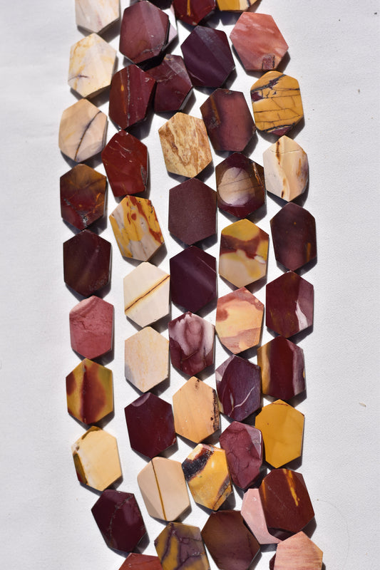Mookite Hexagon Beads