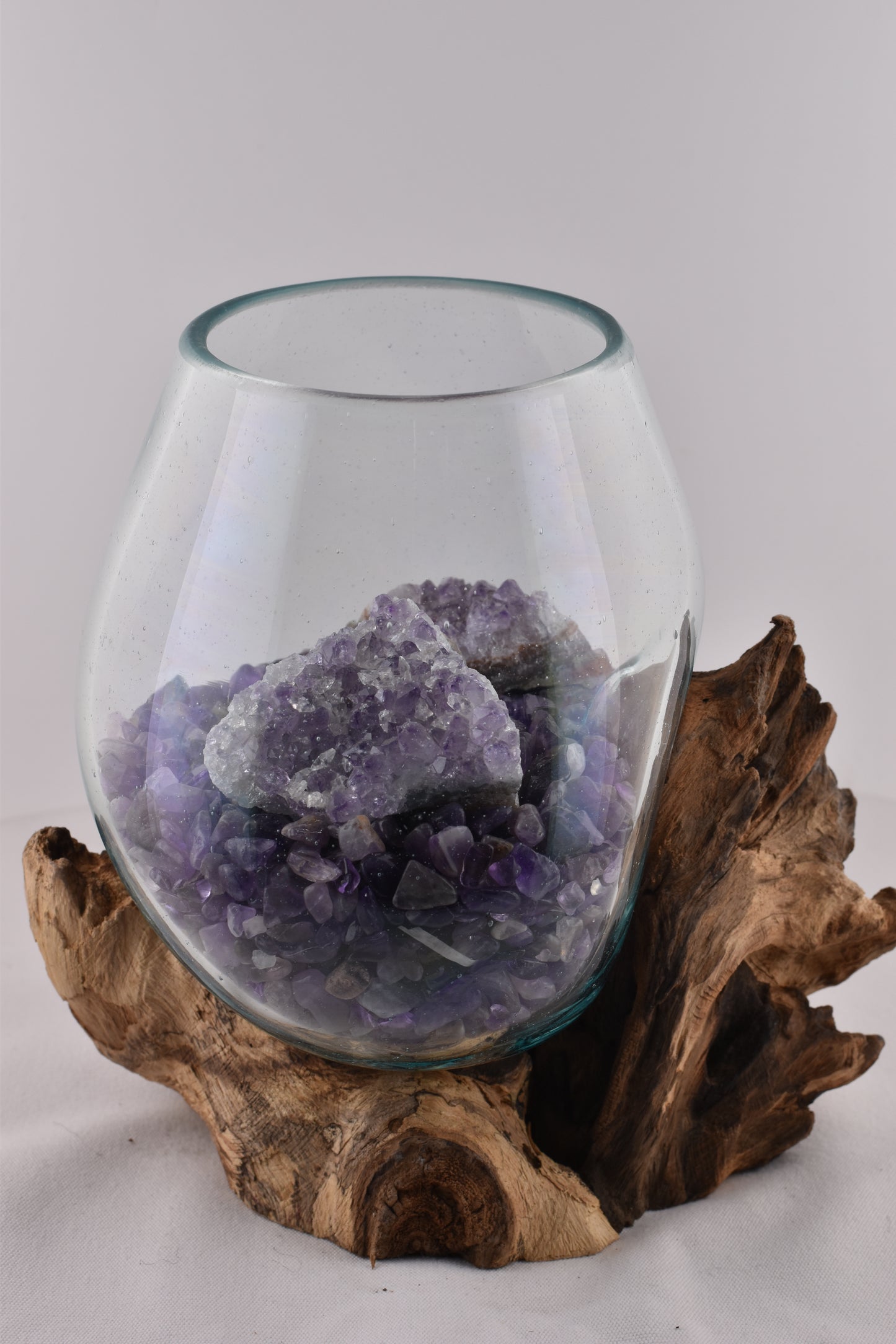 Amethyst Driftwood Vase