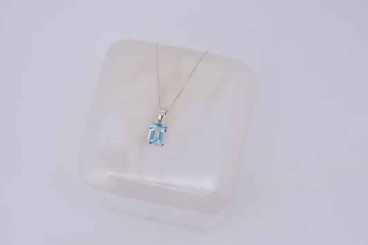 S.S. Swiss Blue Topaz Necklaces