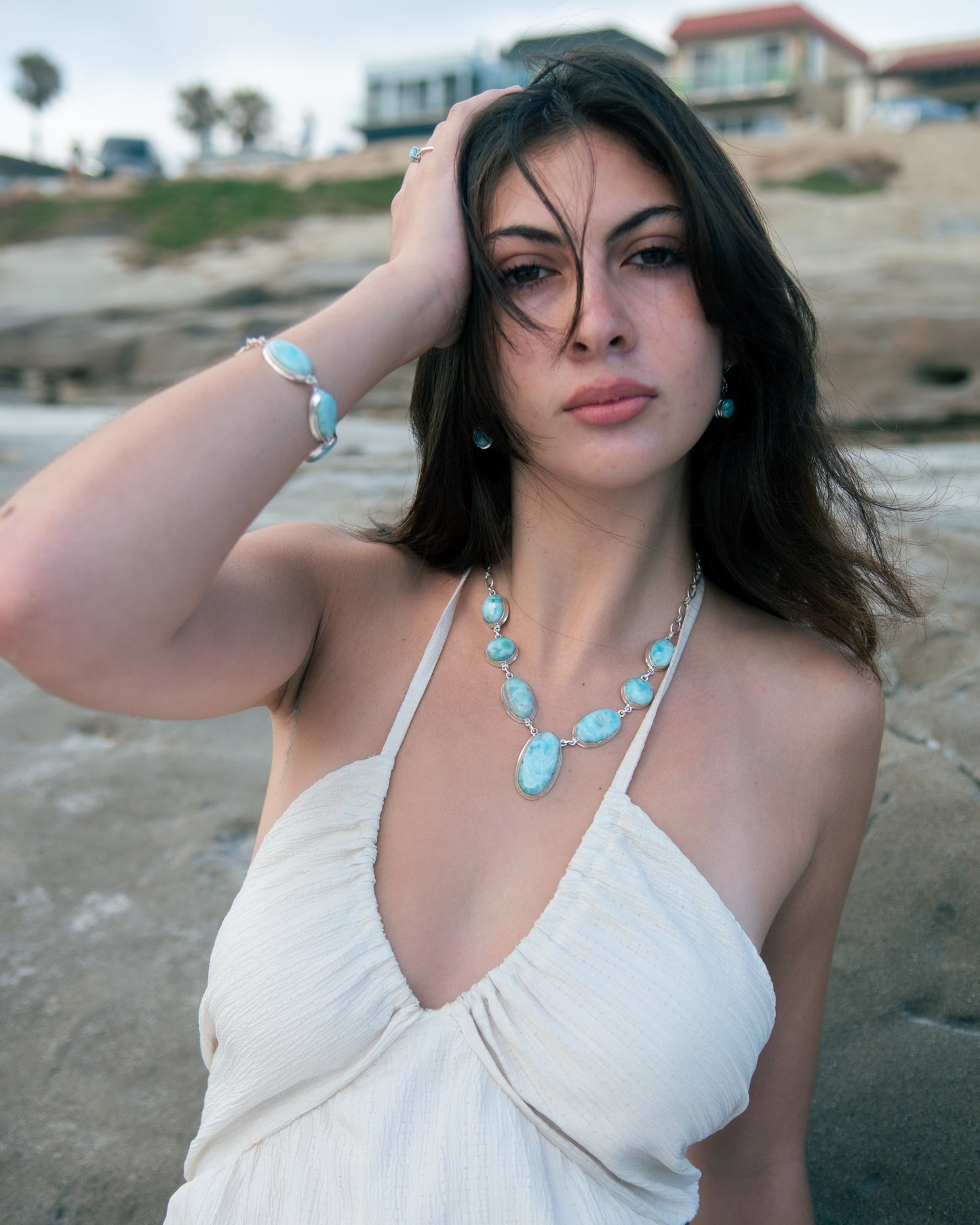 S.S. Larimar 'Calm Waters' Necklace