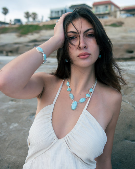 S.S. Larimar 'Calm Waters' Necklace