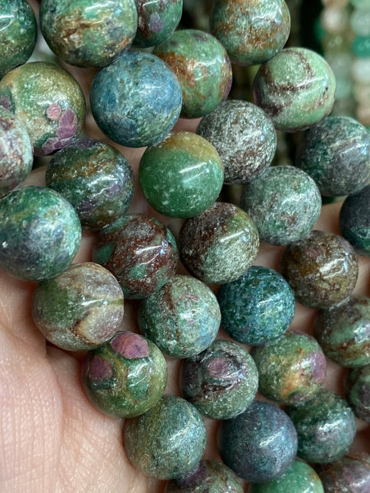 Ruby Zoisite Beads