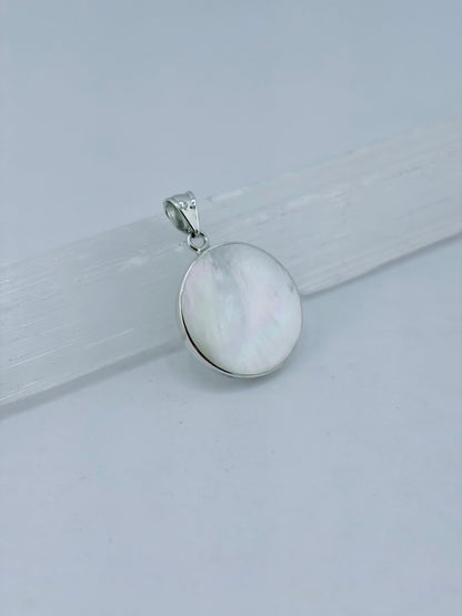S.S. Mother of Pearl 'Tidal Moon' Pendants