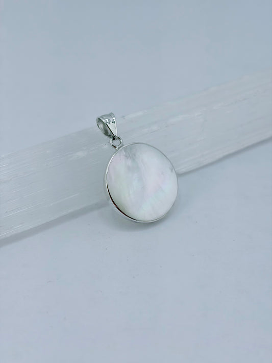S.S. Mother of Pearl 'Tidal Moon' Pendants