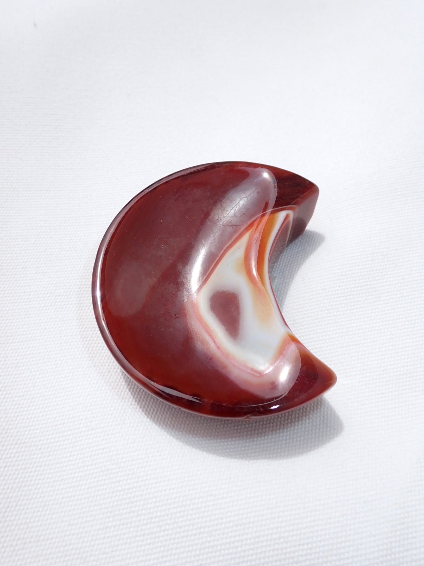 Red Sardonyx Agate Moon Bowls 2"