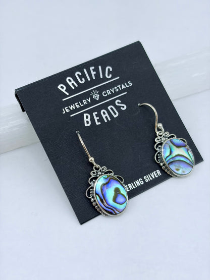 S.S. Abalone 'Sea Mirror' Drop Earrings