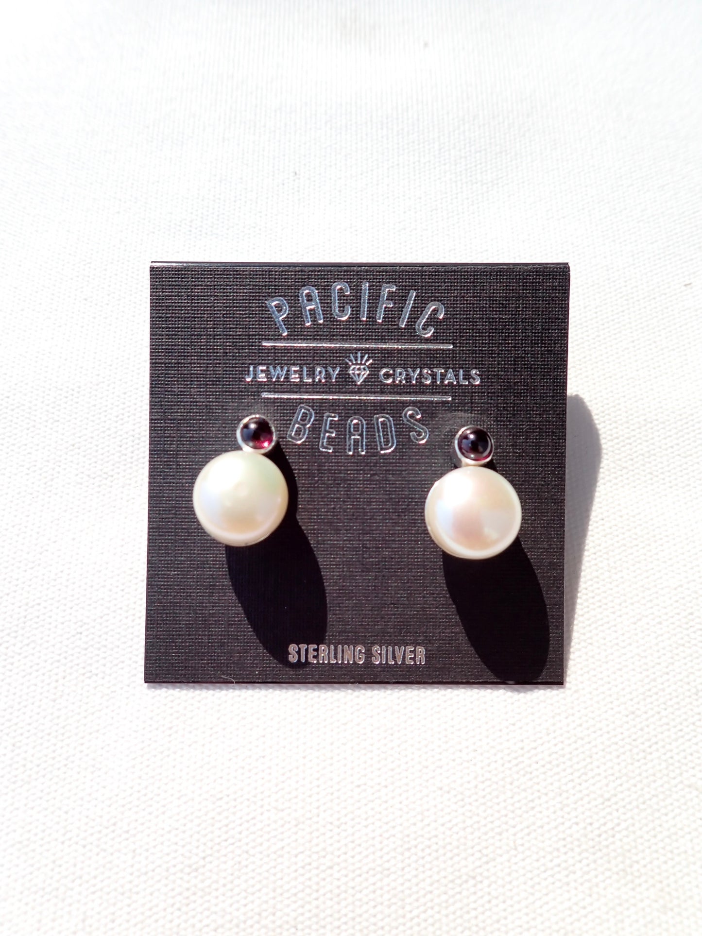 S.S. AAA Grade Mabe Pearl Earrings