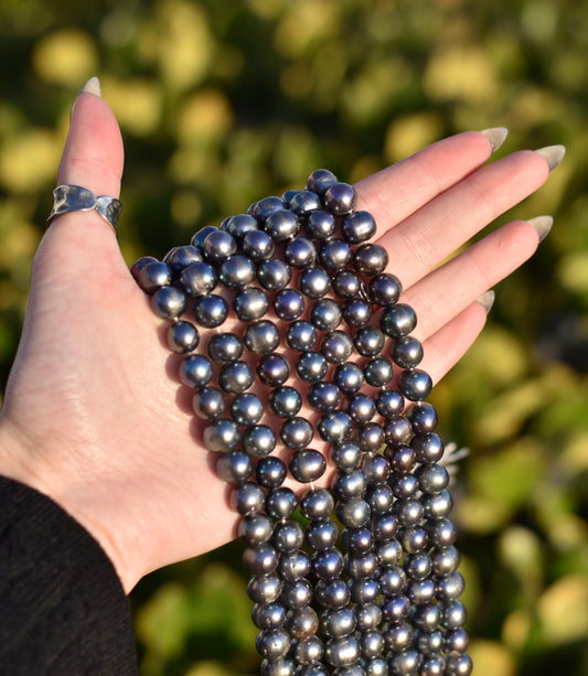 Crafting supplies such as peacock pearls available at wholesale and retail prices, only at our crystal shop in San Diego!