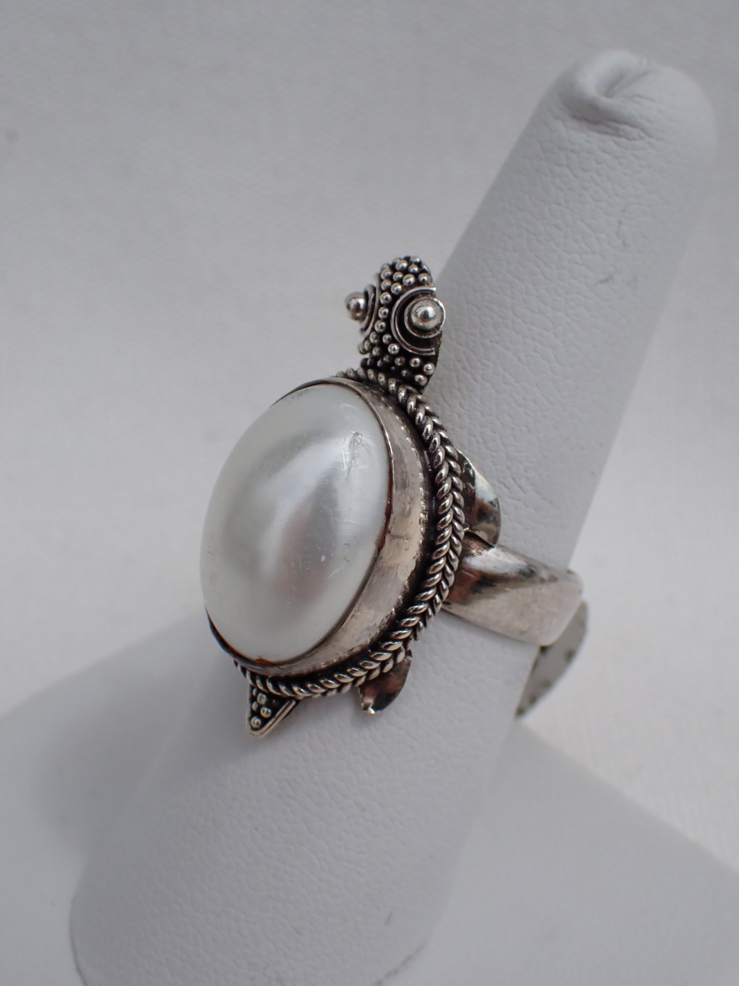 S.S. Mabe Pearl Turtle Rings