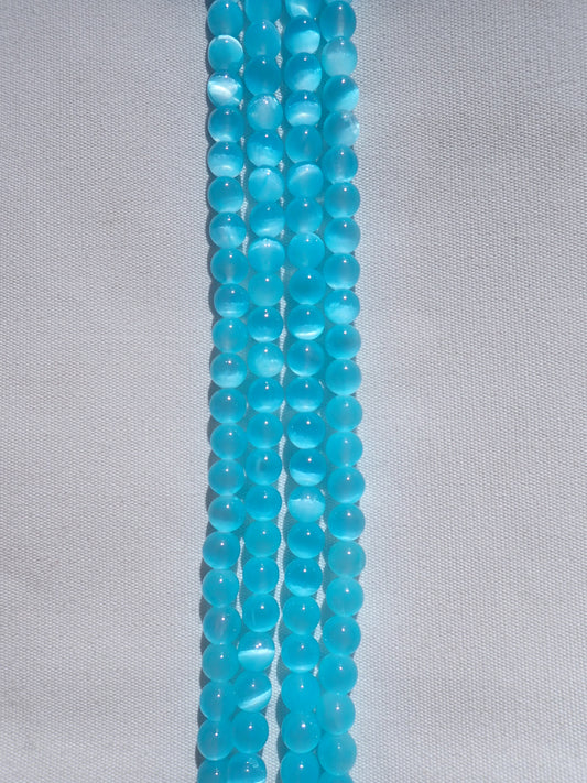 Sky Blue Selenite Beads