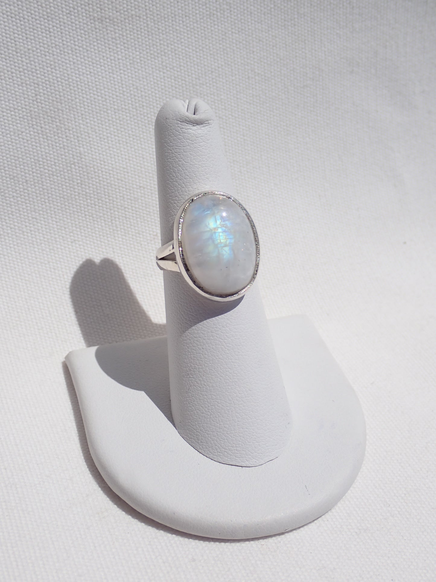 S.S. Rainbow Moonstone Rings