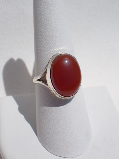 S.S. Oval Carnelian Rings