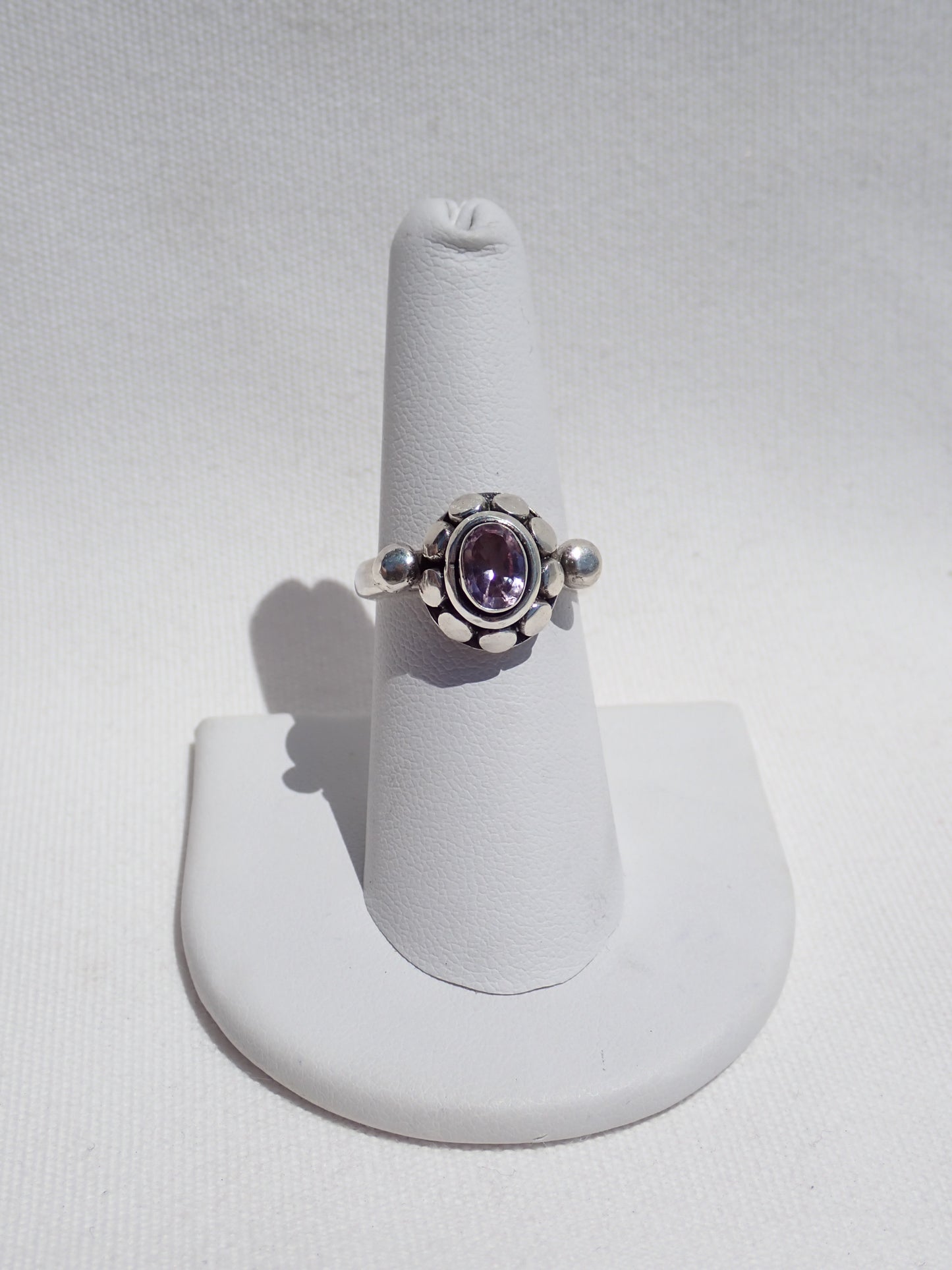 S.S. Faceted Amethyst Rings