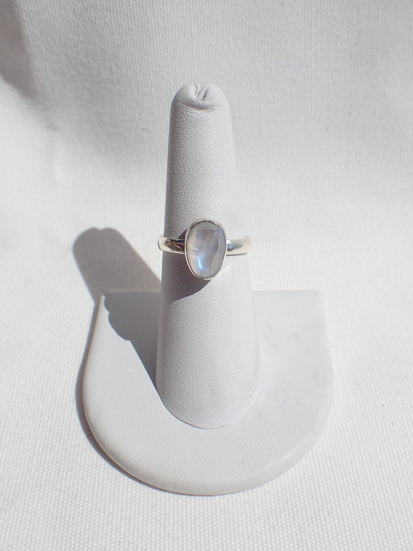 S.S. Faceted Moonstone Rings