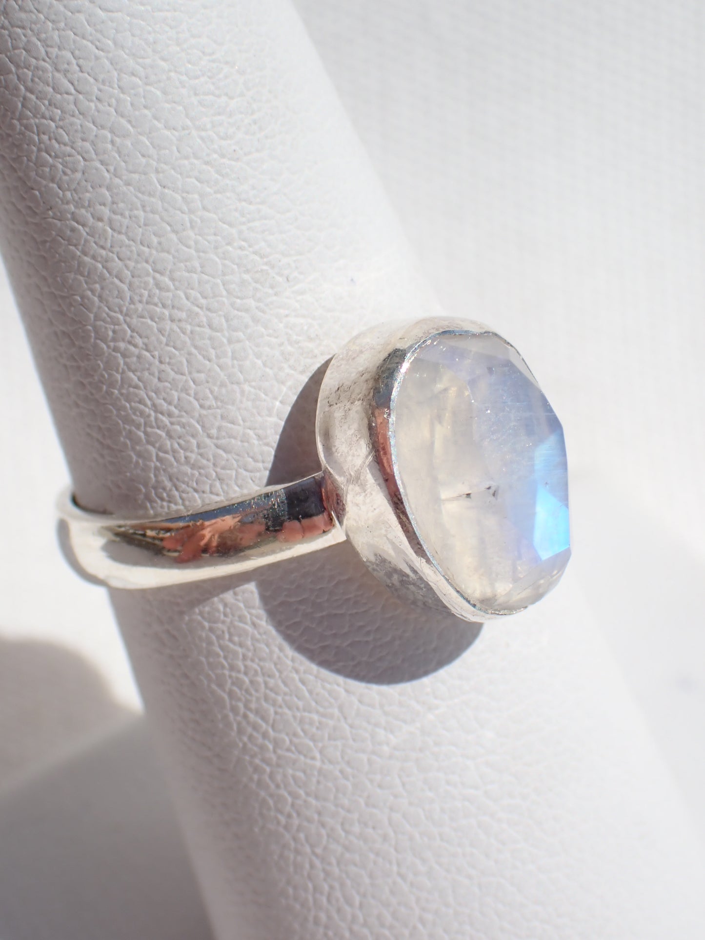 S.S. Faceted Moonstone Rings